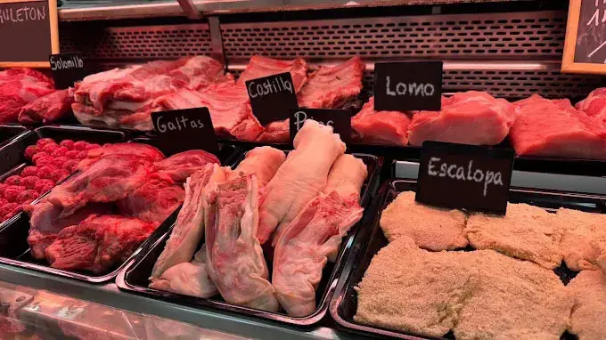 Costillas y lomo de cerdo